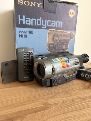 Sony CCD-TR820E Video8 Camcorder Kamera 30x Zoom OVP Player getestet