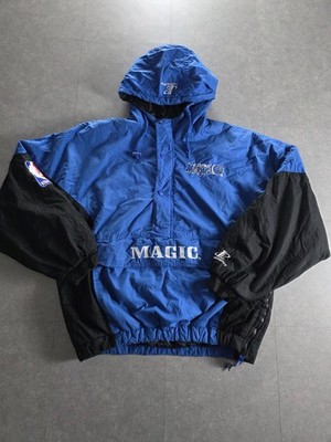 Vintage Orlando Magic NBA Jacke Logo Athletic 90s Blu Black
