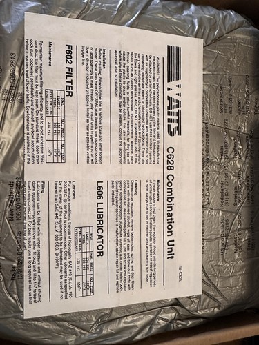 Watts C628 Regulator Combo Unit F602 Filter R119 Regulator L606 Lubricator - Picture 7 of 10