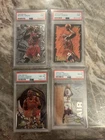 Michael Jordan (4) card PSA lot includes (2) PSA 9s & (2) PSA 8s RESERVED
