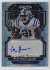2023 Panini Prizm Draft Picks 2022 Update Hyper Mataeo Durant #RA-MDU Auto 1ce5