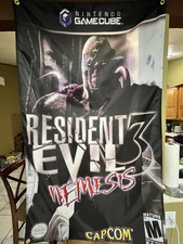 Resident Evil 3 Nemesis 5ft Flag Nintendo GameCube 1999 Banner Poster NGC Capcom