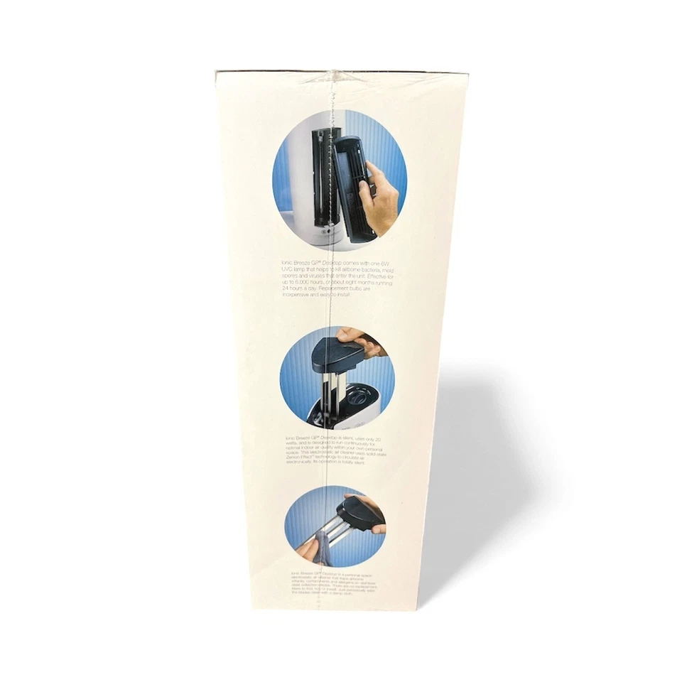 NEW SHAPER IMAGE IONIC BREEZE DESKTOP SI720 GP SILENT AIR PURIFIER IONIZER - Image 4 of 4