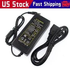 12V 5A 5 AMP 60W DC Power Supply Adapter Transformer LED Strip CCTV PC 5050 USA