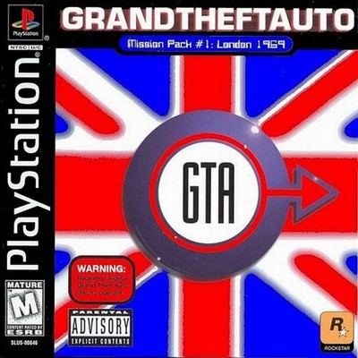 Grand Theft Auto London Mission Pack - PS1 Playstation Game Only
