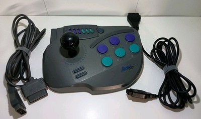 Interact Arcade Pro Stick (Sega Genesis Super Nintendo SNES SEGA CD)Tested Works