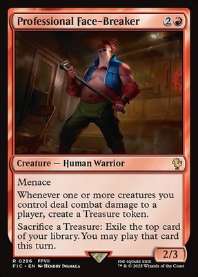 #ad Professional Face Breaker 296 R Normal FIC MTG NM $4.74