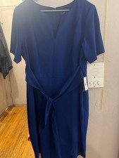 Adrianna Papell dress size 18w Royal blue