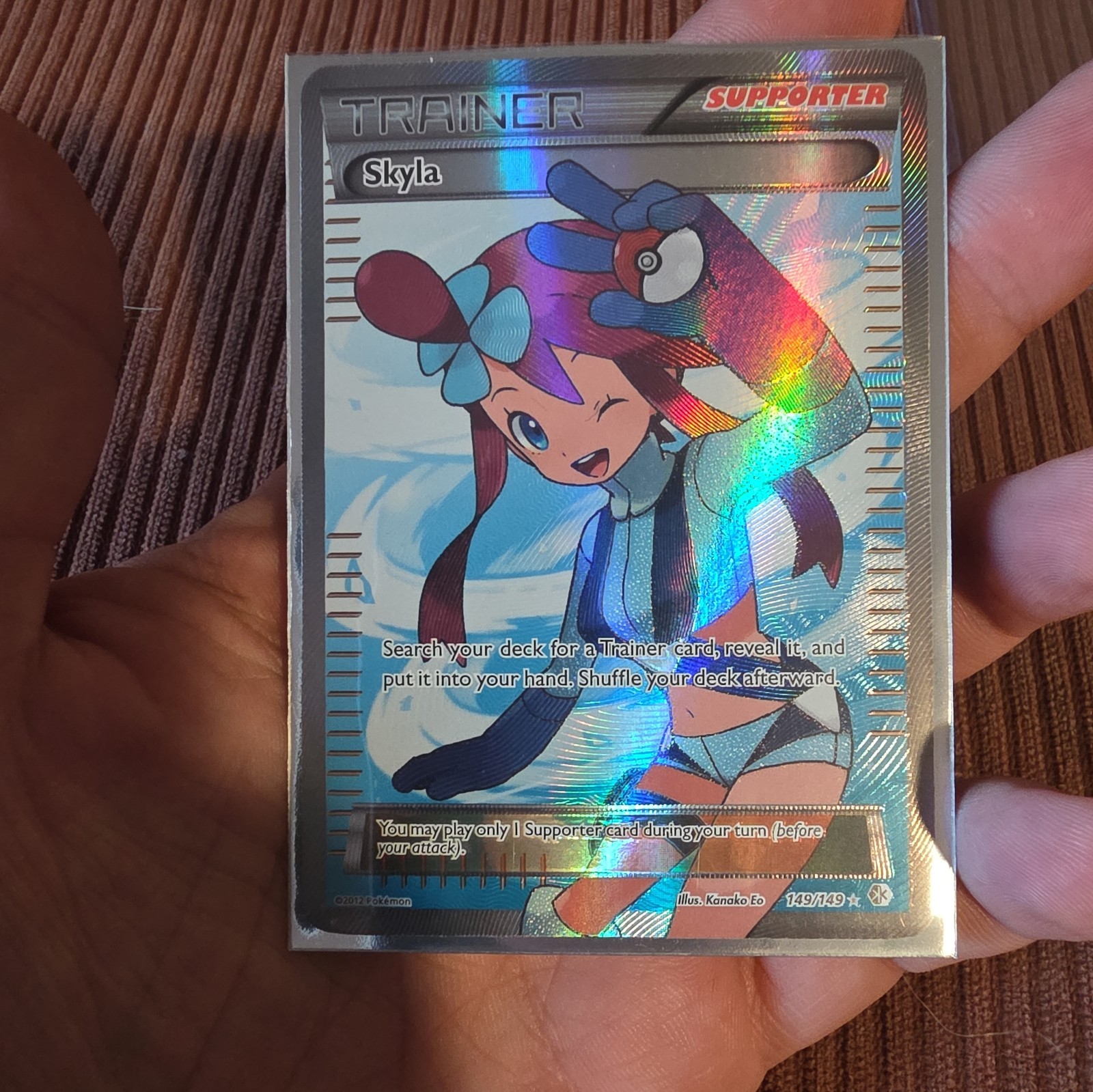 Pokemon Trainer Skyla Boundaries Crossed 149/149 NM