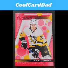 2022-23 SP Authentic Limited Red Future Watch Filip Hallander #133 Penguins