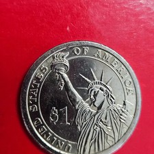 US President Rutherford B. Hayes 1 Dollar Coin - M291 Official