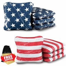 JST GAMEZ Cornhole Bags 8pc Ameciana Patriot