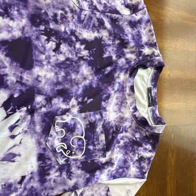 Ivory Ella Long Sleeve Tie Die Shirt Purple Small Or Medium
