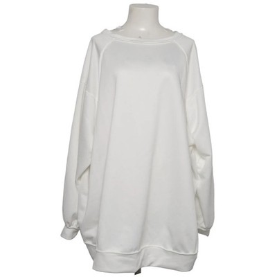 Shein, Top, Größe: 40/42, Weiß, Polyester, Einfarbig, Damen #NJd