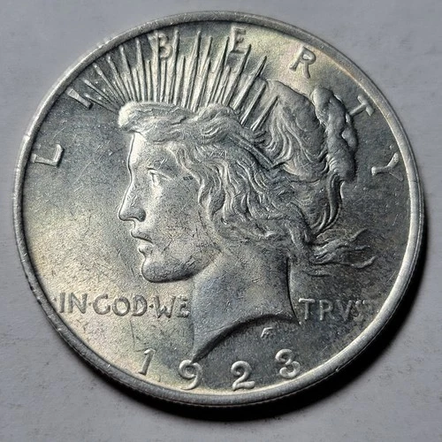 1923-P PEACE Liberty $1 Dollar 90% Silver Coin ~ Original Brilliant Uncirculated