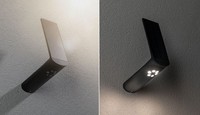 Outdoor Solar Wandleuchte Ilias IP44 3000K 100 Lumen Bewegungsmelder Anthrazit