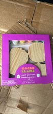 Mondo Llama Paint Your Own Wood Characters Kit Taco Donut Fries Ages 3