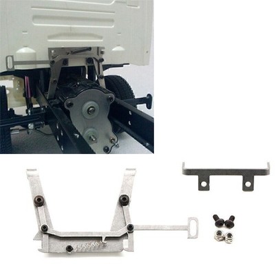 Stainless Steel Cab Lock Catch Assembly Trailer Truck Tractor For TAMIYA 1/14 RC