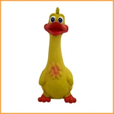 KINREX Chew Toy For Dogs - Squeaky Duck Toy 7.5" Long