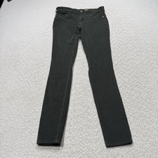 Pilcro and the Letterpress Women Pants Corduroy Low Rise Skinny Green Sz 26