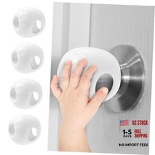 Child Safety Door Knob Covers 4 Pack Reusable Baby Proof Door Knob Locks 4 Pcs
