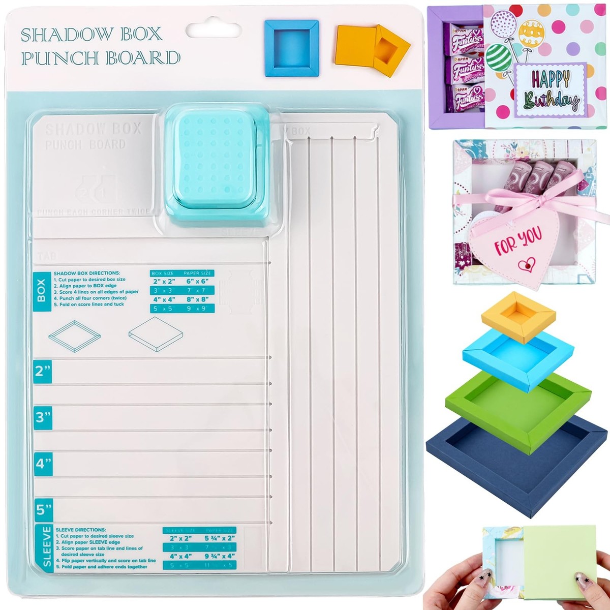 We R Makers Punch Board - Shadow Box | Buddly Crafts