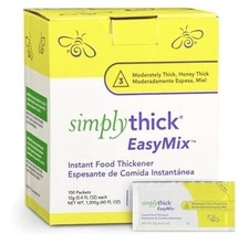 Simply Thick Easy Mix Thickener - Honey Consistency 100 count