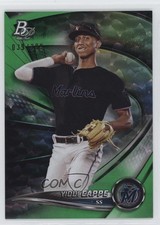 2022 Bowman Platinum Top Prospects Emerald Ice Foilboard 39/299 Yiddi Cappe 6k2