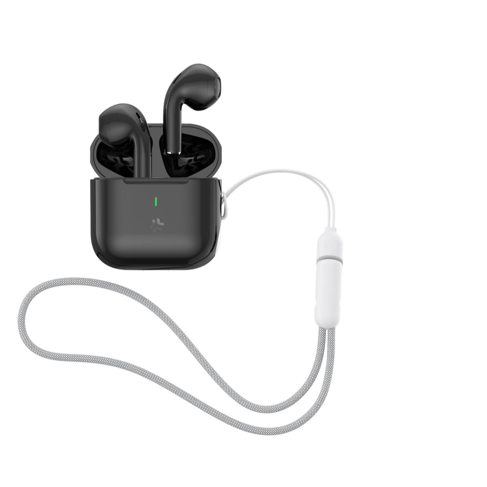 Celly Nero Compactbk Cuffia E Auricolare Wireless In-Ear Musica E Chiamate Usb Tipo-C - Immagine 2
