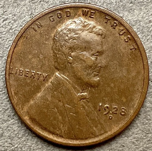 1928-D  Lincoln Wheat Cent - [XF EF] Extremely Fine - High Grade ~ JW4