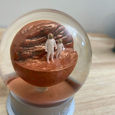 HUMANGO, Planet Mars Dust Snow Globe Sand Space Astronauts Astronomy NASA