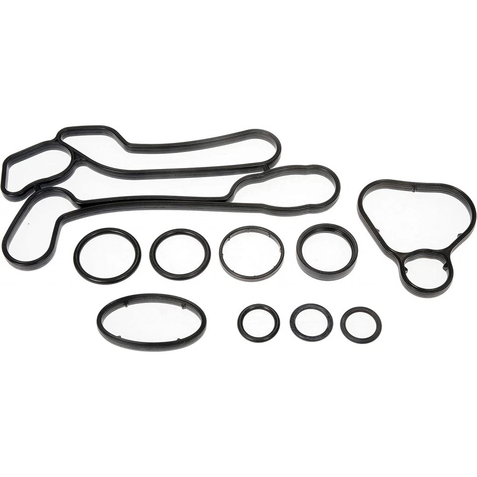 For Saturn Astra 2008 2009 Engine Oil Cooler Seal Set | Rubber Black | 24445723 Foto 2 de 4