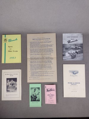 1952 Ocean Monarch Furness Bermuda On Shore Activities Brochures Bermuda Jamaica