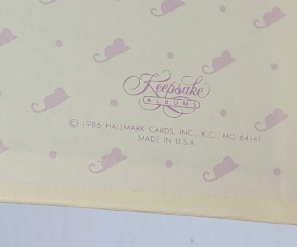 Diario de gato Hallmark Keepsake 1986 vintage hecho en EE. UU. Foto 4 de 4