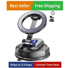 2 IN 1 Car Phone Holder for 28 Strong Magnets Magnetic Phone Holder for Car