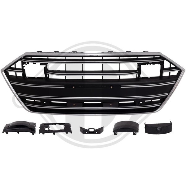 KüHlergrill KüHlergitter Chrom Schwarz Matt FüR Audi A7 Sportback-image