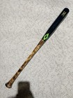 Maple Wood Baseball Bat 33in. Tank. Flame Treated / Gold / Black. Cupped