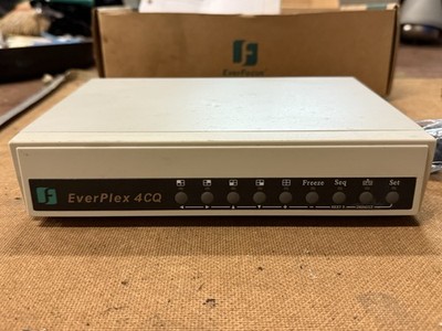 EverFocus Everplex 4CQ Color Quad Processor Fully Functional