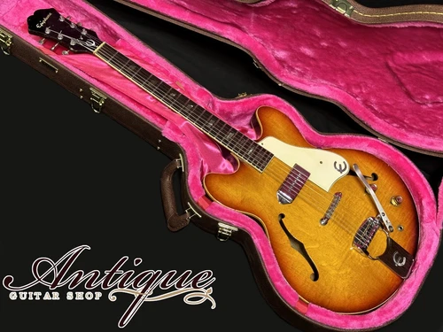 Epiphone E230T Casino 1967 Sunburst Faded Full-Original except Screws&Case w Tre