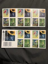 USPS U.S. Forever Stamps 2023 20-Pack 1 Book Garden Delights Stamps