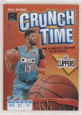 2019-20 Panini Donruss Crunch Time Paul George #1 01b3
