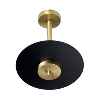 Deckenlampe Deckenleuchte Led Messing Eisen In Bronze Hell Schwarz 2700 K Ø23Cm