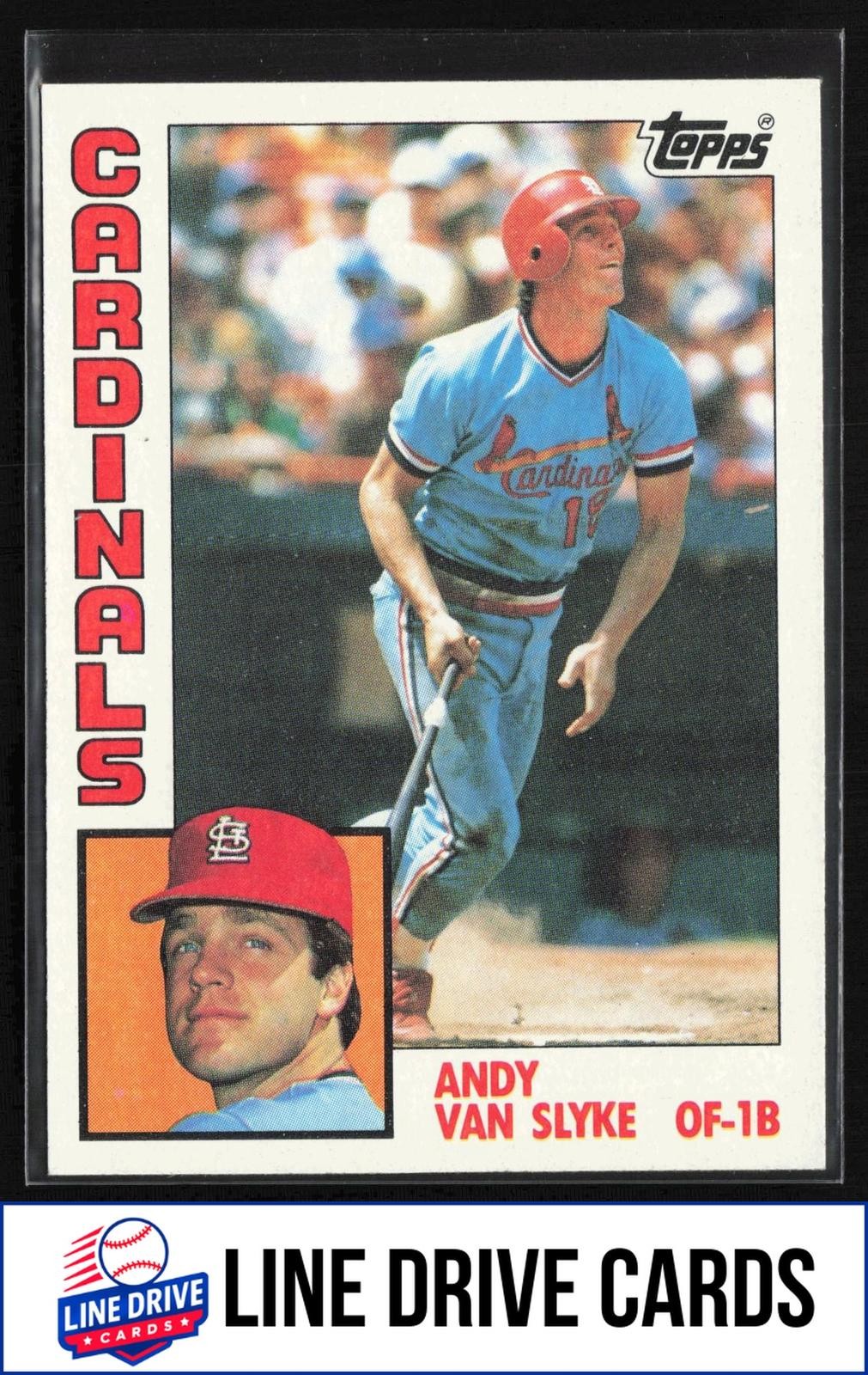1984 Topps #206 Andy Van Slyke St. Louis Cardinals RC NM