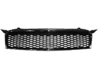 Gitter Grill Vorne FÜR Chevrolet Aveo 3/5 TÜRen 2008-2010 Schwarz