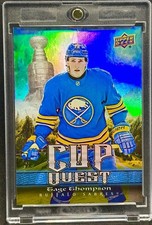 Tage Thompson  RARE STANLEY CUP  REFRACTOR  INVESTMENT CARD SABRES  MINT