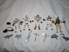4x Chap Mei Space Quest Astronaut 3.75" Action Figures w/ Accessories