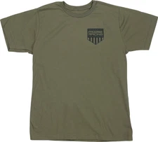 Moose Racing Youth Salute T-Shirt Small Olive 3032-3694