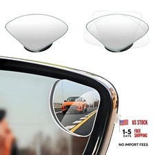 2 PCS Car Blind Spot Mirror, Fan Shaped HD Glass Convex 360 Fan Shaped, 2 PCS