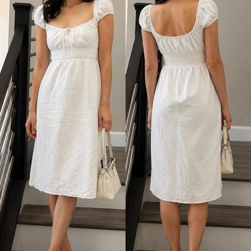 Reformation Women's White Dress