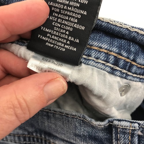 BKE Jeans Herren 32x30 Blau Jake Straight Stretch Denim Whiskered Medium Wash - Bild 7 von 10